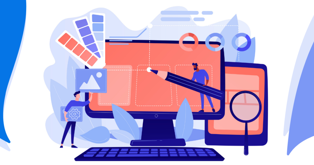 illustartion site building